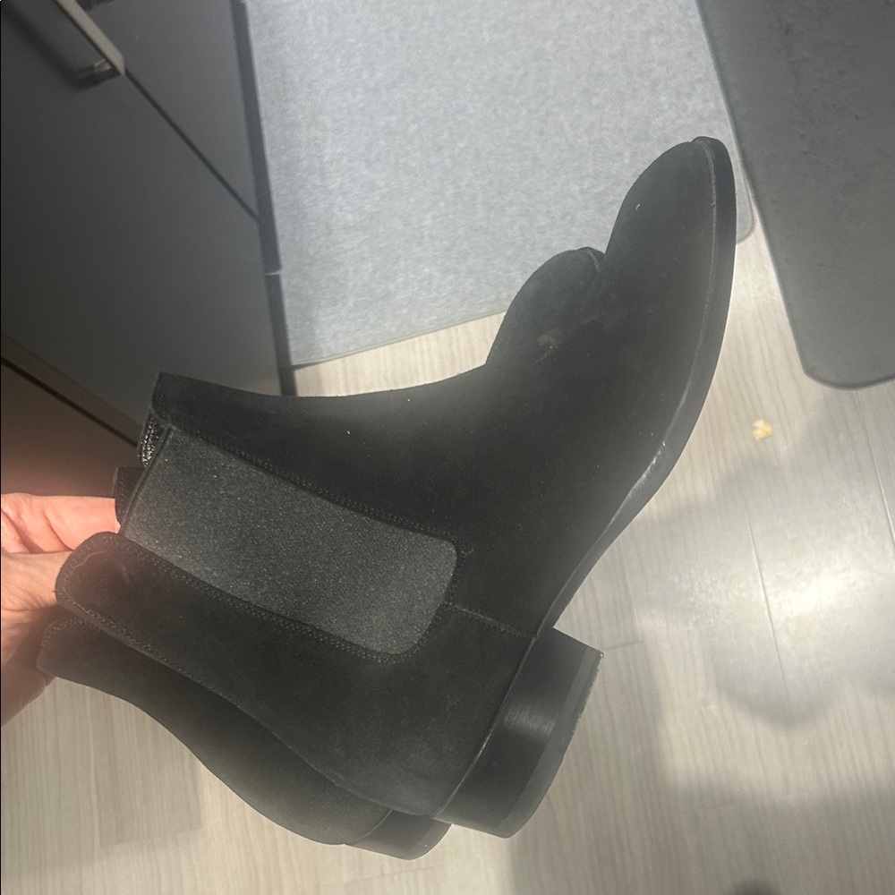Saint Laurent Men's Black Suede Boots